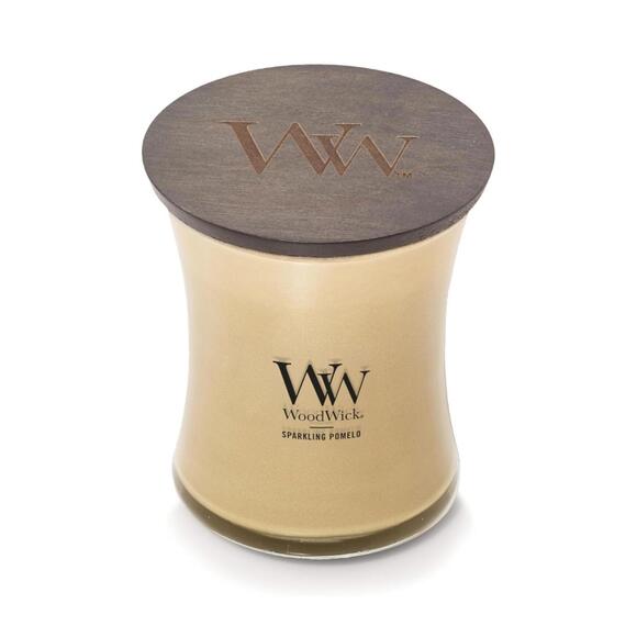 WoodWick Sparkling Pomelo 9.7oz Candle Crackling Wick Precious Metals Collection - Picture 2 of 8